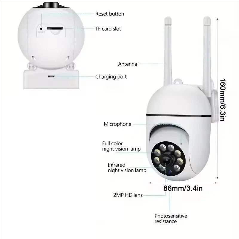 WiFi PTZ Security Camera