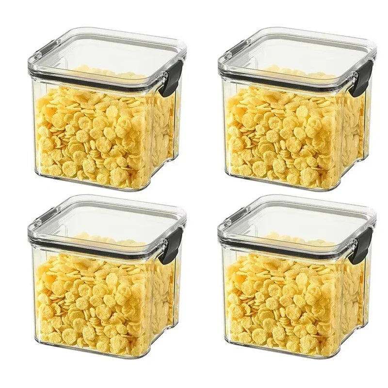 FreshVault™ Airtight Pantry Containers — 5 Sizes, Stackable Kitchen Organisation