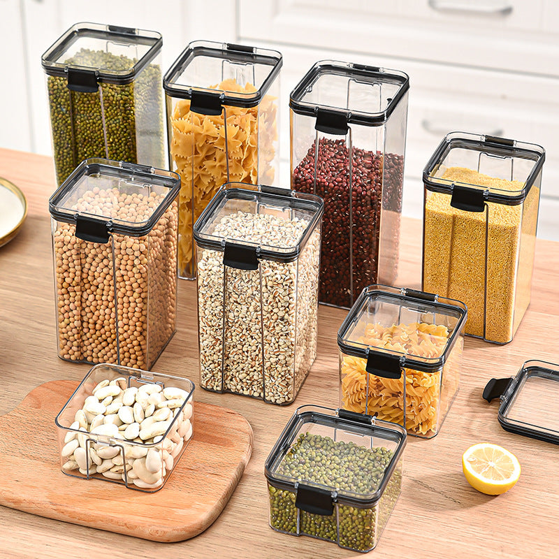 FreshVault™ Airtight Pantry Containers — 5 Sizes, Stackable Kitchen Organisation