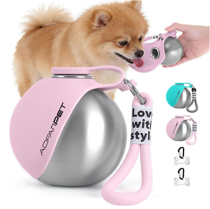 HydroPaws™ Dog Water Bottle with Bowl — Portable Travel Water Bottle for Dogs