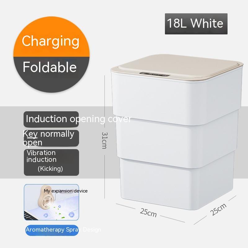 Smart Trash Can | Automatic Sensor Lid Touchless Bin