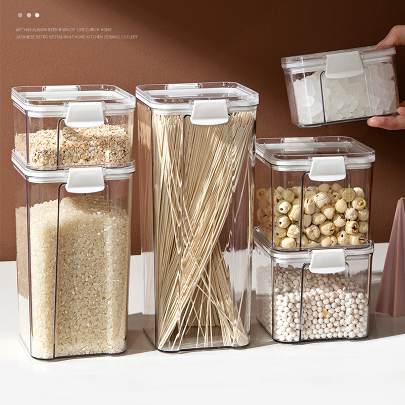 FreshVault™ Airtight Pantry Containers — 5 Sizes, Stackable Kitchen Organisation