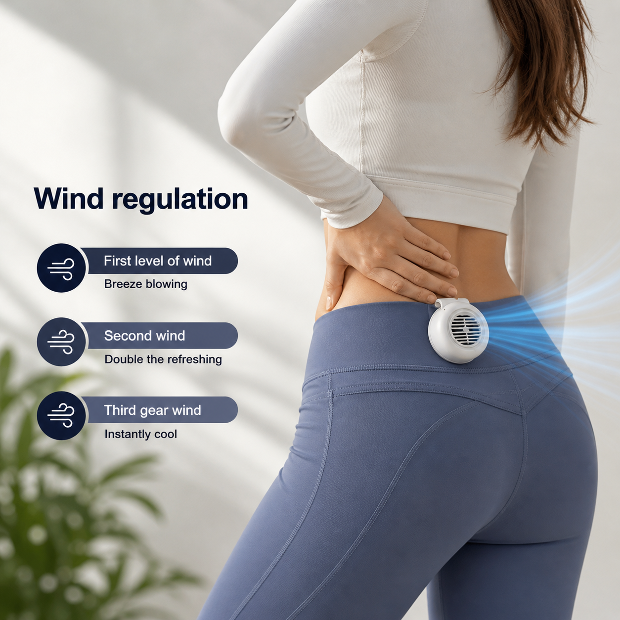 BreezClip™ Mini Cooling Fan — Clip-On, Rechargeable & Ultra-Quiet