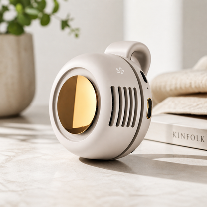 BreezClip™ Mini Cooling Fan — Clip-On, Rechargeable & Ultra-Quiet