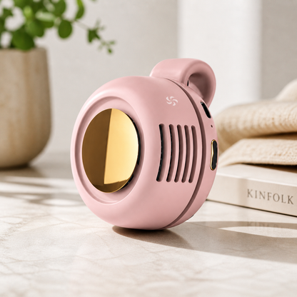 BreezClip™ Mini Cooling Fan — Clip-On, Rechargeable & Ultra-Quiet