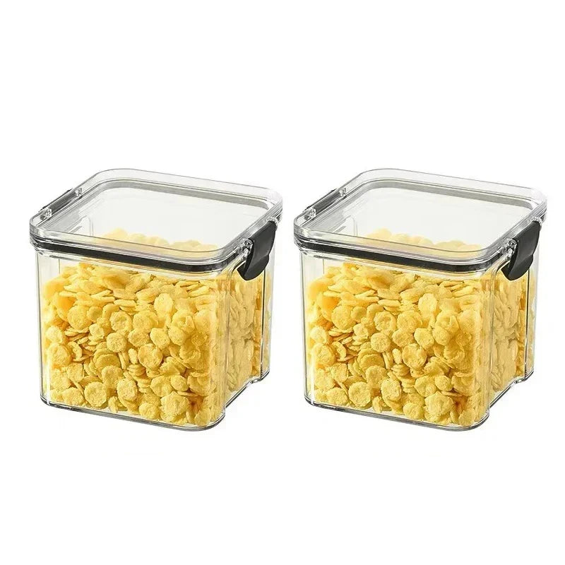 FreshVault™ Airtight Pantry Containers — 5 Sizes, Stackable Kitchen Organisation