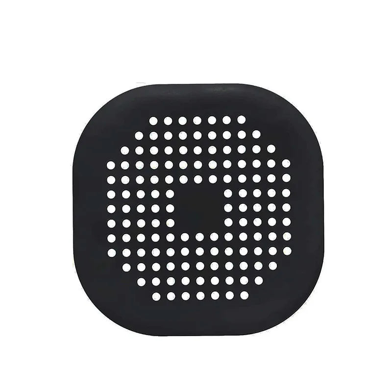 DrainGuard™ Silicone Drain Strainer — 3-Pack Square Catcher for Kitchen, Shower & Sink