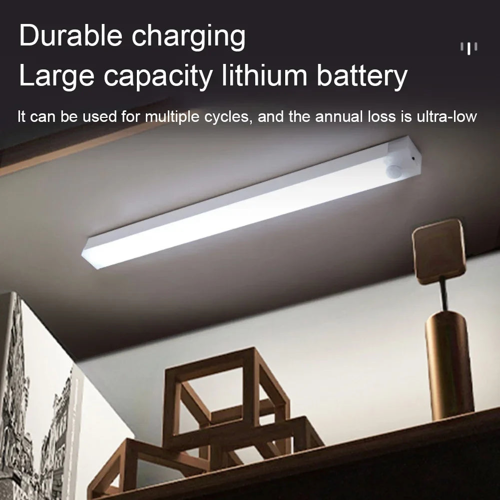 LightGuard™ Rechargeable Motion Sensor Light — Wireless LED for Cabinet, Wardrobe & Staircase