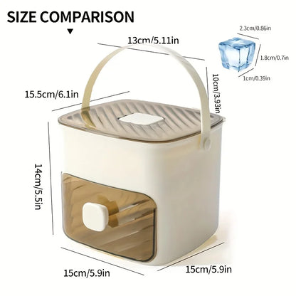 ChillPress™ Ice Maker ❄️ — 48 Perfect Cubes, One Simple Flip