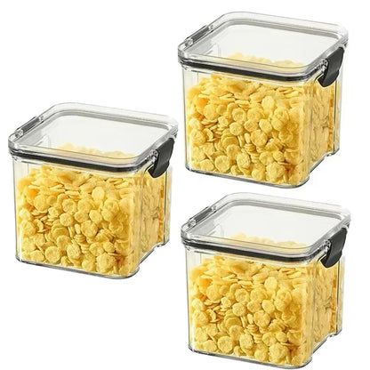 FreshVault™ Airtight Pantry Containers — 5 Sizes, Stackable Kitchen Organisation