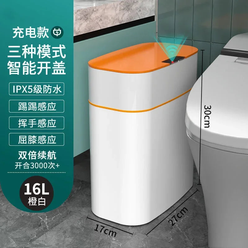 Smart Trash Can | Automatic Sensor Lid Touchless Bin