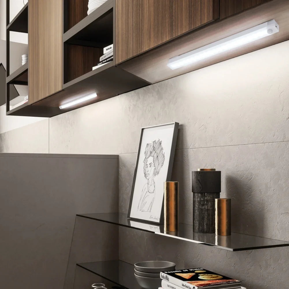 LightGuard™ Rechargeable Motion Sensor Light — Wireless LED for Cabinet, Wardrobe & Staircase