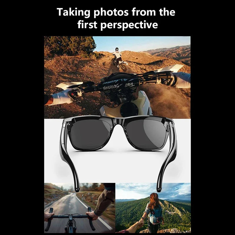 LensAI™ Smart Glasses — AI Assistant, Camera & Bluetooth in One
