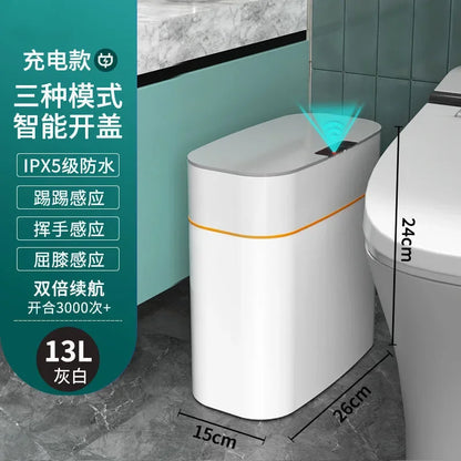 Smart Trash Can | Automatic Sensor Lid Touchless Bin