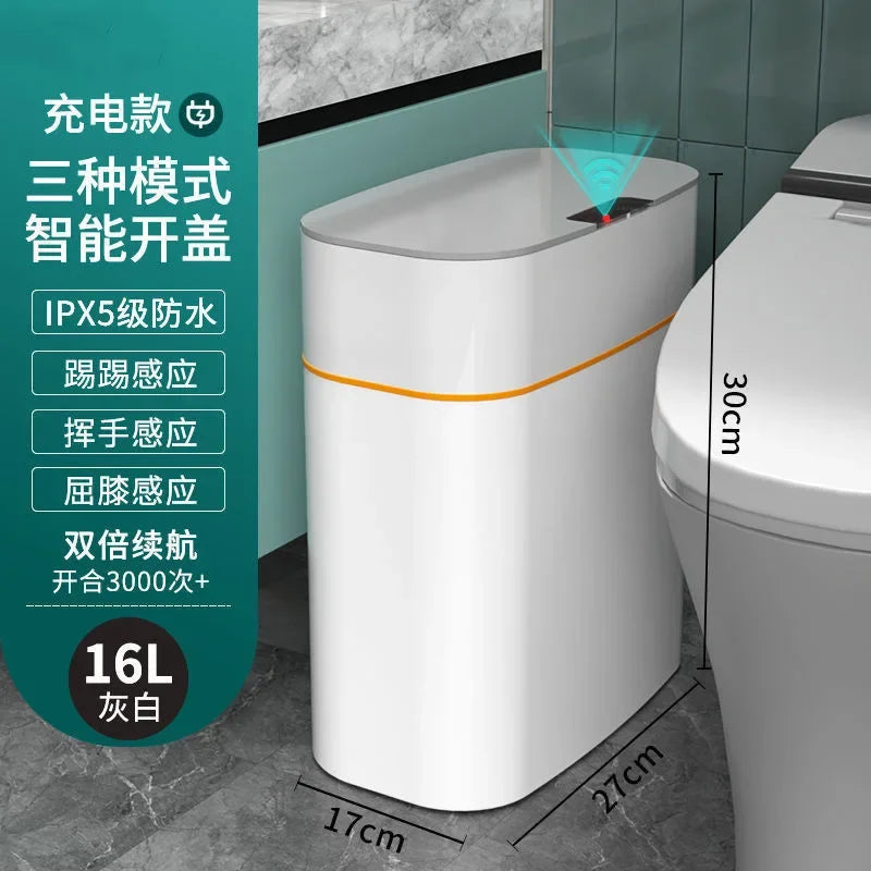 Smart Trash Can | Automatic Sensor Lid Touchless Bin