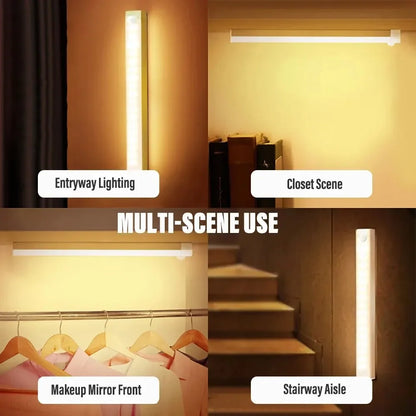 LightGuard™ Rechargeable Motion Sensor Light — Wireless LED for Cabinet, Wardrobe & Staircase