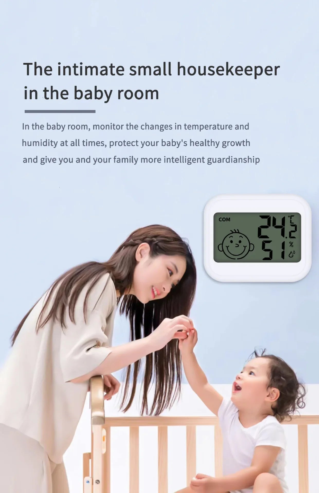 ClimaClock™ Smart Weather Station — Temperature, Humidity & Alarm in One