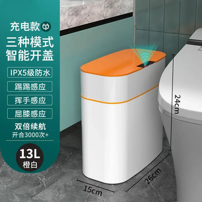 Smart Trash Can | Automatic Sensor Lid Touchless Bin
