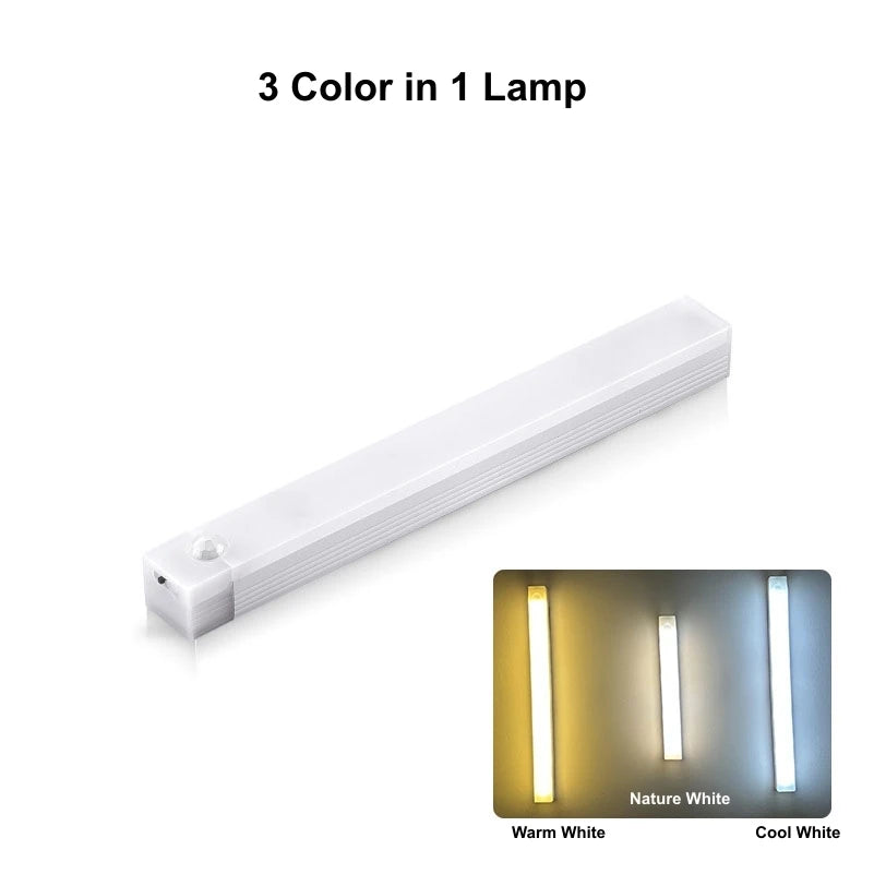 LightGuard™ Rechargeable Motion Sensor Light — Wireless LED for Cabinet, Wardrobe & Staircase
