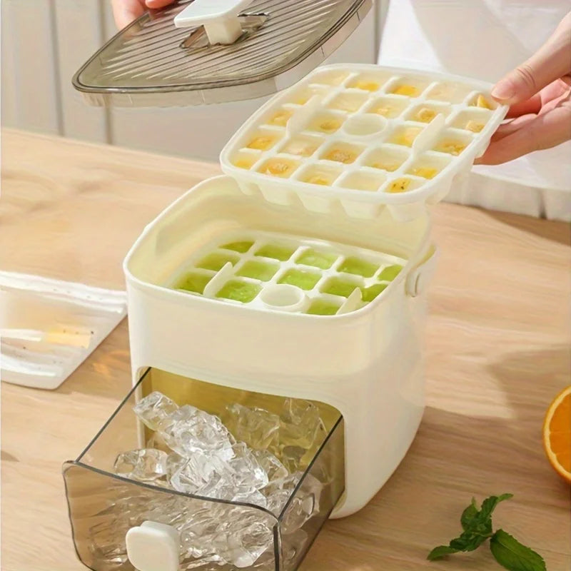 ChillPress™ Ice Maker ❄️ — 48 Perfect Cubes, One Simple Flip
