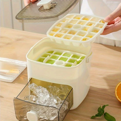 ChillPress™ Ice Maker ❄️ — 48 Perfect Cubes, One Simple Flip