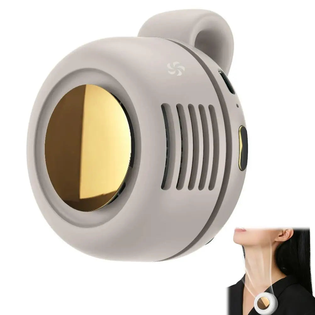 BreezClip™ Mini Cooling Fan — Clip-On, Rechargeable & Ultra-Quiet