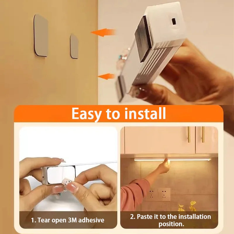 LightGuard™ Rechargeable Motion Sensor Light — Wireless LED for Cabinet, Wardrobe & Staircase
