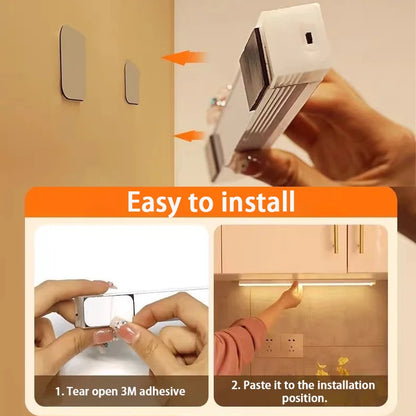 LightGuard™ Rechargeable Motion Sensor Light — Wireless LED for Cabinet, Wardrobe & Staircase