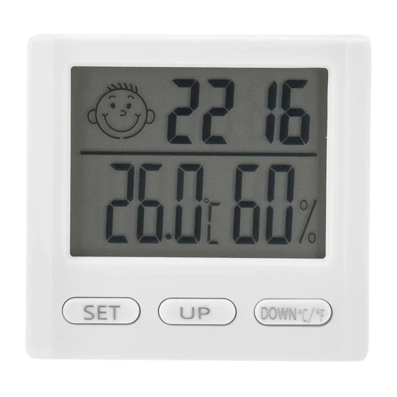 ClimaClock™ Smart Weather Station — Temperature, Humidity & Alarm in One