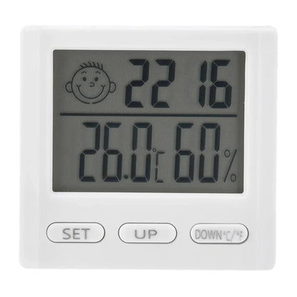 ClimaClock™ Smart Weather Station — Temperature, Humidity & Alarm in One
