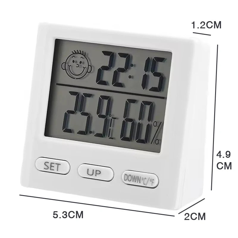 ClimaClock™ Smart Weather Station — Temperature, Humidity & Alarm in One