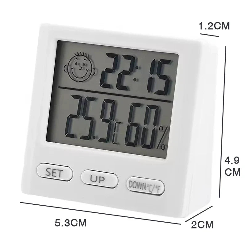 ClimaClock™ Smart Weather Station — Temperature, Humidity & Alarm in One