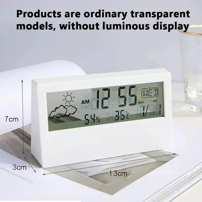 ClimaClock™ Smart Weather Station — Temperature, Humidity & Alarm in One