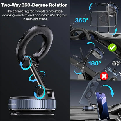 DriveView™ Magnetic Phone Mount — 360° Hands-Free Access Anywhere