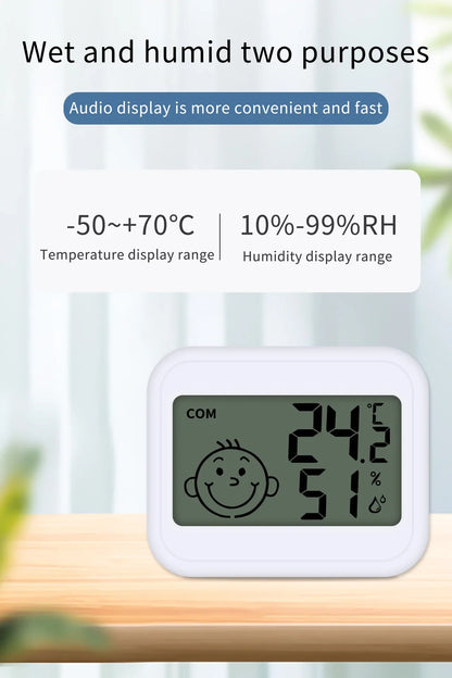 ClimaClock™ Smart Weather Station — Temperature, Humidity & Alarm in One