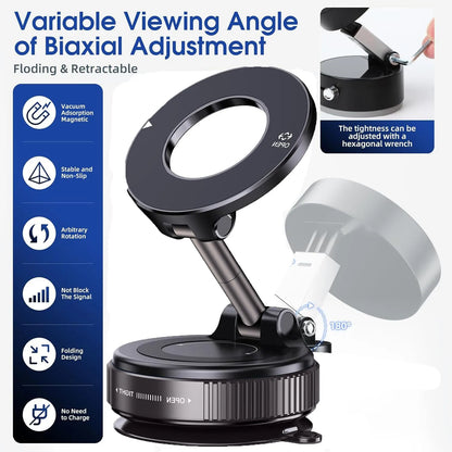 DriveView™ Magnetic Phone Mount — 360° Hands-Free Access Anywhere