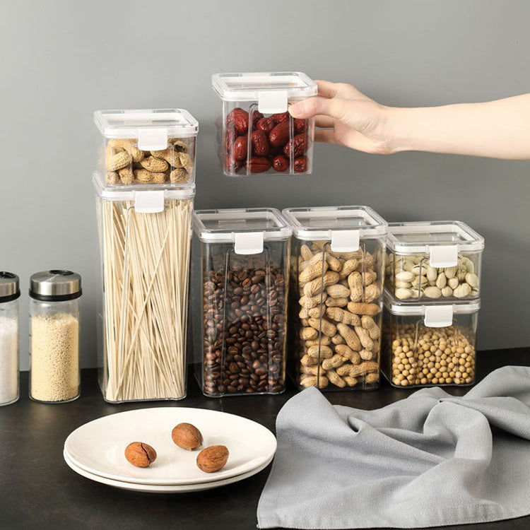 FreshVault™ Airtight Pantry Containers — 5 Sizes, Stackable Kitchen Organisation