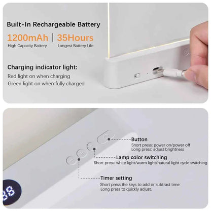 GlowRead™ Rechargeable Book Light — Eye-Friendly Reading, Any Time, Anywhere
